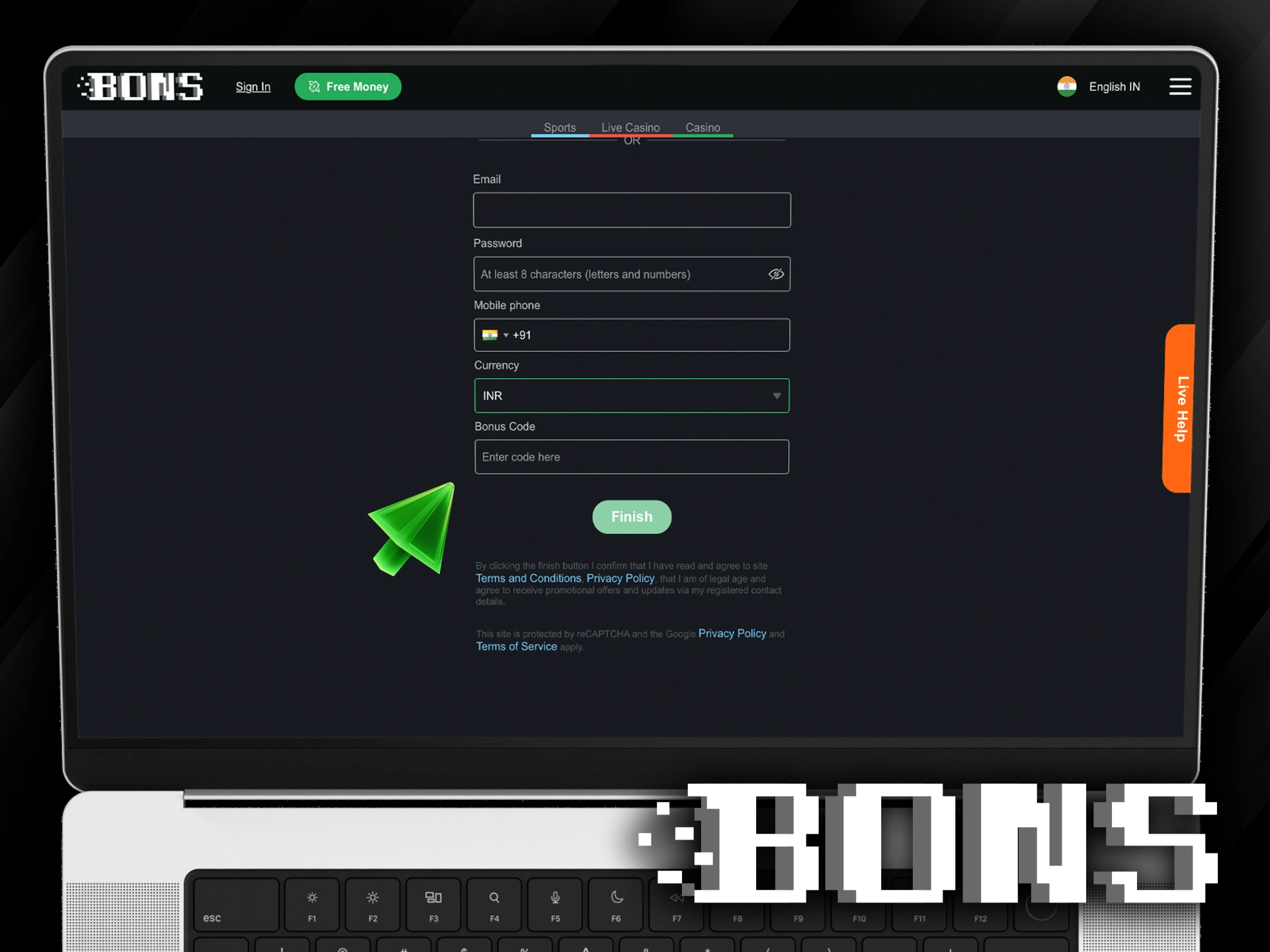 How to use a Bons promo code to increase your welcome bonus.