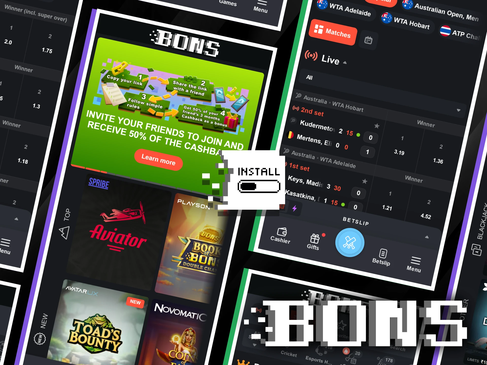 Easily set up the Bons mobile app on your device.
